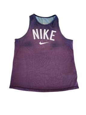 Nike Purple | Athletic Cut Gradient Tank Top - Women's Size Medium